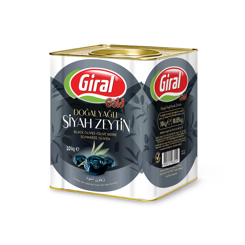 Giral Siyah Zeytin 10 kg Teneke