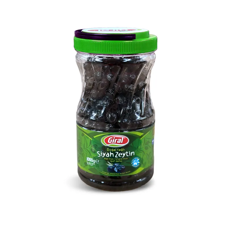 Siyah Zeytin 1000g uzun pet