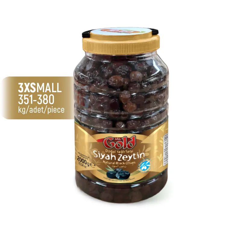 Doğal Siyah Zeytin Giral 2000g Pet